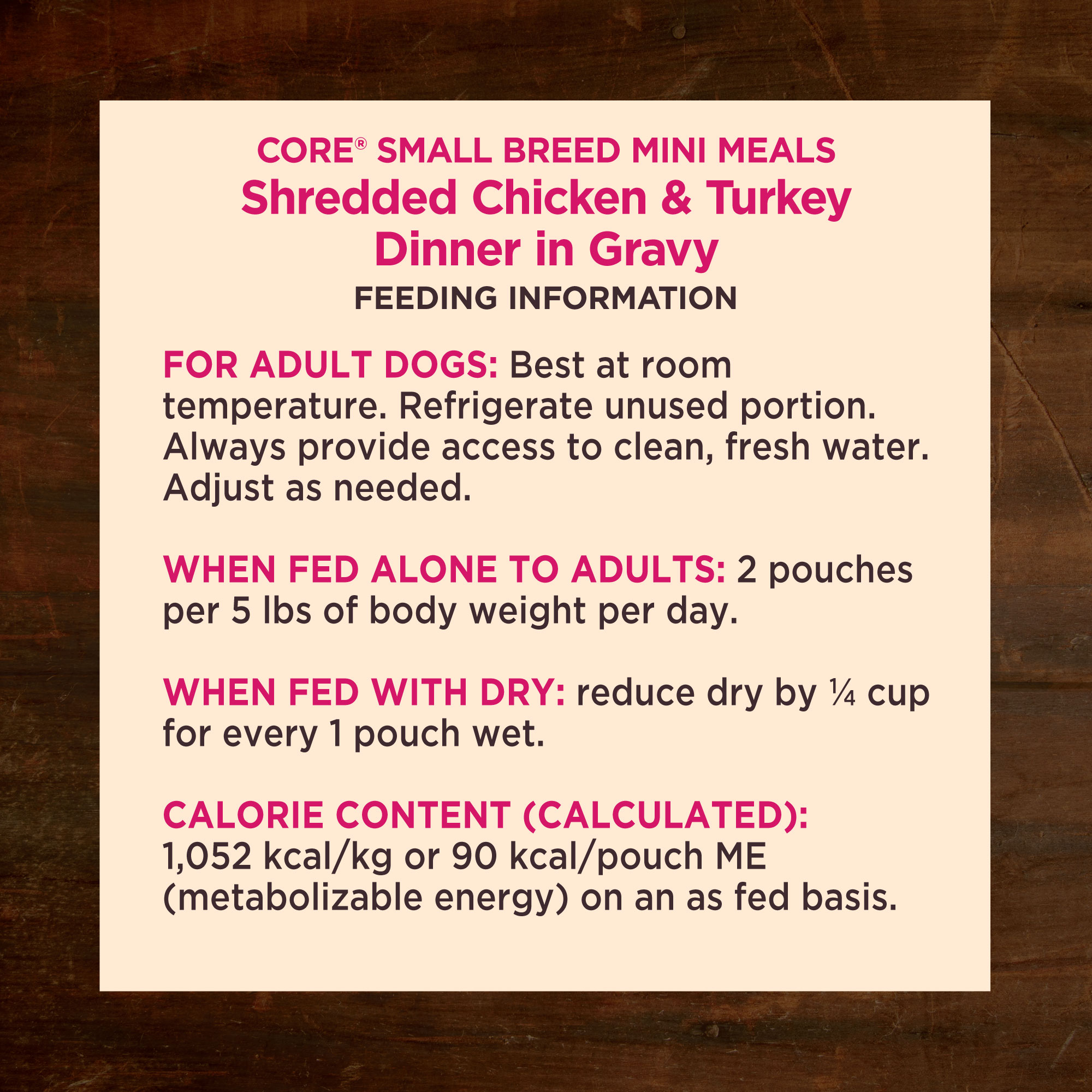 Wellness CORE Mini Meals Shredded Chicken & Turkey, 12 Pack photo 6