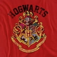 thumbnail image 2 of Harry Potter Hogwarts Crest Women's T Shirt, Red, Small, 2 of 6