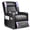 Colorful(Without Speaker), variant on GTRACING Recliner Chair Gaming PU Leather Single Living Room SofaBluetooth with Speakers Footrest, Red