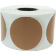 thumbnail image 1 of Tan Circle Dot Stickers | 1.5" Inches Round | 500 Pack, 1 of 1