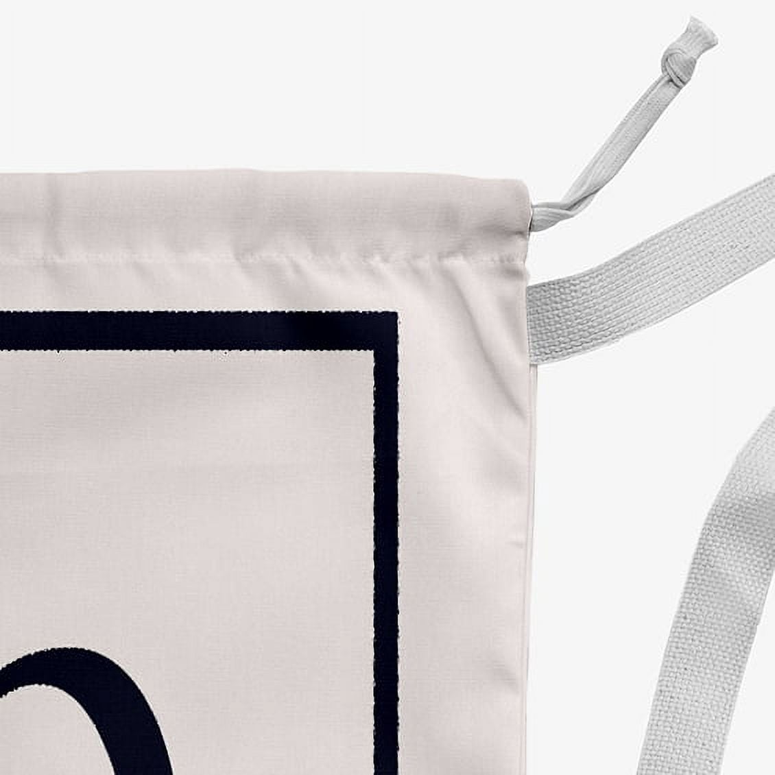 Simply Daisy Canvas Classic Monogram 28 x 36 in O Laundry Bag