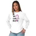 thumbnail image 4 of We Can Beat Breast Cancer Awareness Women's Long Sleeve T Shirt Brisco Brands M, 4 of 6