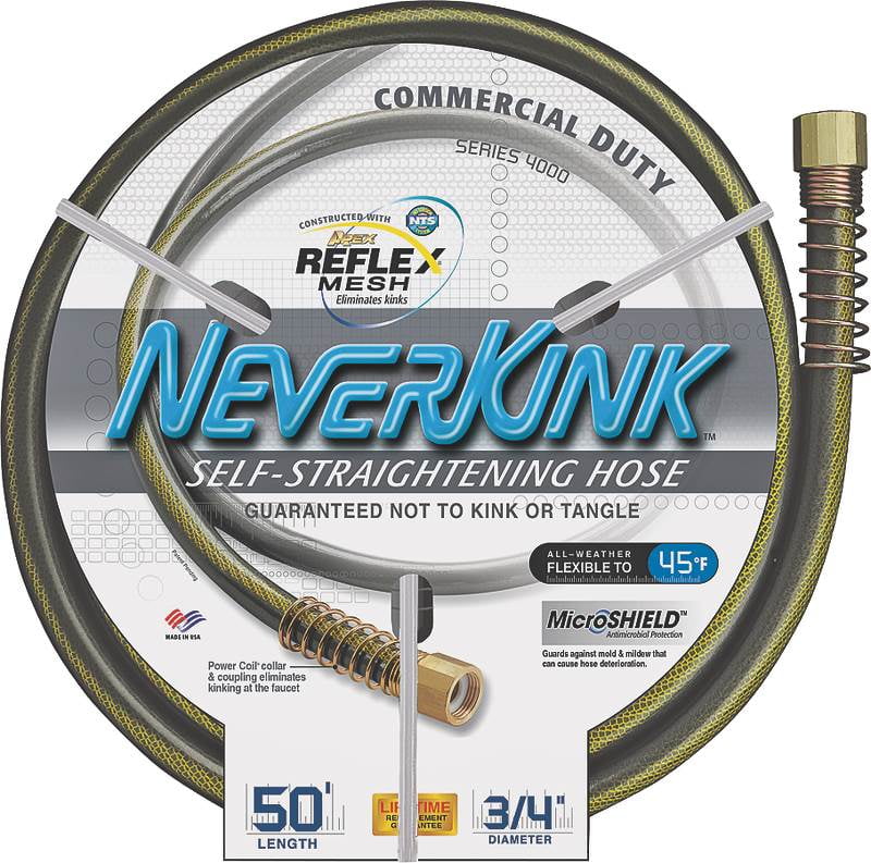 Neverkink Pro 9884-050 Commercial Garden Hose, 3 4 in ID 50 ft L by n/a