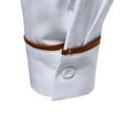 thumbnail image 5 of JTieacloth Button Down Shirt for Men 2025 Men's Casual Fashion Long Sleeved Shirt White, 5 of 6