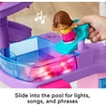 thumbnail image 4 of Fisher-Price Little People Barbie Juguete para niños pequeños Little DreamHouse Playset con luces musicales y figuras para juegos de simulación para niños a partir de 18 meses, 4 of 5