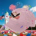 thumbnail image 5 of 250th Anniversary USA Hat, Printing Adjustable USA 250th Anniversary Hat, Patriotic Bald Eagle Baseball Cap C, 5 of 8