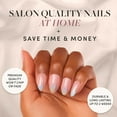 thumbnail image 5 of Glamnetic Press-On Nails – Winter Storm | Holographic Ombre Almond Nails, "Salon Quality", 30 Count, 5 of 6