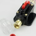thumbnail image 3 of CHICHUMID 2Pcs Stereo Inline Fuse Circuit Breaker Metal Multi Prevent Excessive Current DIY Enthusiasts, 3 of 4