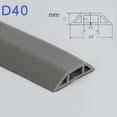 thumbnail image 2 of Heavy Duty Floor Cable Protection Cover Floor Cable Cover Rubber Trunking 1M, 2 of 6