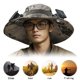thumbnail image 5 of Sombrero Portátil WDOplteas Pesca Al Aire Libre Con Ventilador Carga Solar/USB, 5 of 9