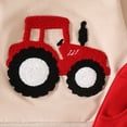 thumbnail image 4 of TOWED22 Baby Clothes Boy 6 12 18 24 Months 2T 3T 4T 5T Toddler Fall Winter Outfit Truck Embroidery Sweatshirt + Pants Set(Blazer,3-6 M), 4 of 6