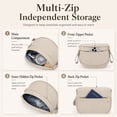 thumbnail image 2 of WANDF Bum Bags for Women,Fanny Pack Crossbody Bags,Trendy Crescent Shoulder Bags for Ladies,Sling Bag Half Moon Purse,PU Leather Belt Bag with Adjustable Strap(Grey), 2 of 10