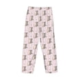 thumbnail image 3 of Fotbe Heart Cat Men's Pajama Pants,Sleepwear Pants,Pj Bottoms Drawstring And Pockets-Small, 3 of 7