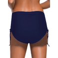 thumbnail image 3 of Women's Ruched Bikini Bottoms Strappy Swim Bottoms Full Coverage Swim Briefs, 3 of 4