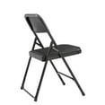 thumbnail image 4 of (Pack of 4) NPS 800 Series Premium Lightweight Plastic Folding Chair, Black, 4 of 8