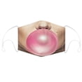 thumbnail image 1 of Mascarilla facial Bubble Pink con filtro para cosplay con impresión 3D para niños, 1 of 4