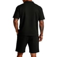 thumbnail image 4 of Dresfit Polo Shirt and Shorts Set Men Short Sleeve Quarter Zip Shirts Shorts Tracksuit Summer 2026 Oversized Breathable Clothing Set M, 4 of 6