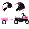 thumbnail image 3 of LAZY BUDDY 6V Kids Ride on Tractor with Trailer, Electric Ride-on Toy for Children 3+. 55lbs, 3 of 9