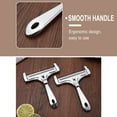 thumbnail image 3 of Manual Cheese Slicer with 2 replacement stainless steel wire slicers, Stainless Steel Cheese Cutter, Wheel, Adjustable Thickness, 3 of 7