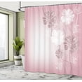 thumbnail image 4 of Ambesonne Art Shower Curtain, Cherry Blossom Fantasy Garden, 69"Wx70"L, Rose White, 4 of 4