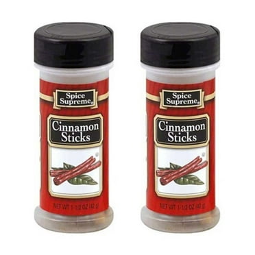 Spice Supreme Cinnamon Sticks 1.25 Oz (Pack of 2)
