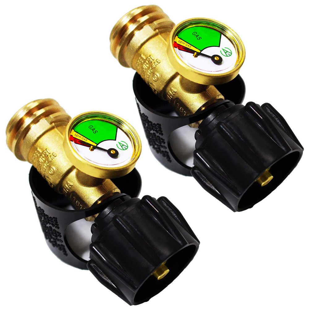GasOne 2PC Propane Tank Gauge Propane Tank Gauge Pressure Meter