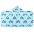 thumbnail image 2 of joogoo Shark and Hearts Kids Hooded Beach Towel Baby Bath Towel 23.5"x50", 2 of 7