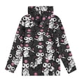 thumbnail image 3 of Kuromi And My Melody Hoodie 3D Print Pullover Hooded Long Sleeve Sweatshirts Tops Blouse with Pocket for Boys Girls XL, 3 of 6