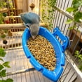 thumbnail image 7 of 2 Pack Hanging Bird Bath Tub Feeder Boxes, Plastic Multifunctional Bird Water Dish Food Bowl with Secure Cage Clips, Spatter-Proof Bird Cage Accessory, 7 of 7