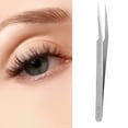 thumbnail image 1 of Lash Tweezers, Eyelash Extension  Stainless Steel AntiStatic False Eyelash Grafting Tweezers Clips Portable Eyelash Tool Profissional Grafting Eyelash Extension, 1 of 8