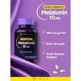 thumbnail image 4 of Melatonin 10mg | 300 Softgels | Extra Strength Sleep Aid for Men and Women | by Carlyle, 4 of 7