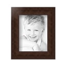 thumbnail image 2 of ArtToFrames 4" x 5" Walnut Picture Frame, 4x5 inch Brown MDF Poster Frame (WOM-4094),  Pack, 2 of 8
