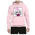 thumbnail image 2 of Wild Bobby, Marilyn Monroe Being Normal is Boring | Mens Famous People Hooded Sweatshirt Graphic Hoodie, Light Pink, Small, 2 of 4