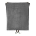 thumbnail image 3 of Sunbeam Luxe Faux Fur Heated Throw, (Grey), 3 of 6