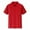 Red, variant on Unisex Short Sleeve Polo Shirts Classic Solid Color Work Uniforms Breathable Pique Knit Tops for Business Office and Teamwear