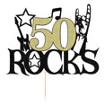 thumbnail image 2 of Tema de rock and roll para guitarra Cake Topper Bekaterea 50 Rocks, 2 of 8