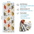 thumbnail image 2 of Dinosaur with Bones Pattern Hot Yoga Mat Towel Non Slip for Hot Yoga - Quick-Drying Yoga Mat Cover with 4 Corner Pockets with Travel Bag - Hot Yoga Towel Non Slip 74"x26", 2 of 6