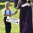 thumbnail image 3 of JennyGems Funny Wedding Signs for Ring Bearer Ladies Don't Worry I'm Still Single Ring Bearer Signs for Wedding Decor, Wedding Decorations Ring Bearer Wedding Sign, Wedding Ceremony Decorations White, 3 of 10