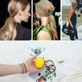 thumbnail image 5 of Clear Spiral Hair Ties for Thick Hair - 10 Clear Large Hair Ties for Women - Extra Large Hair Ties for Men, No Crease Ponytail Holder - Transparent Coil Hair Ties, 5 of 7