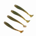 thumbnail image 4 of 50 señuelos de pesca de plástico blando de 5 cm con forma de T, cebos tipo gusano, accesorios para pesca, color negro, 4 of 14