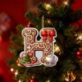 thumbnail image 4 of Adornos Navideños Colgantes con 26 Letras para Árbol de Navidad, Adornos Navideños Personalizados para Hacer Tú Mismo, Decoración Navideña, Decoración Colgante para Árbol de Navidad., 4 of 6