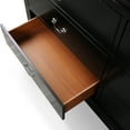 thumbnail image 6 of Furniture of America Vrai 6-Drawer Solid Wood Black Dresser, 6 of 9