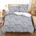thumbnail image 3 of 3D Abstract Geometric Pattern Quilt Cover Set Bedding Set Duvet Cover, 3 of 3