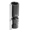 thumbnail image 2 of Grey Pneumatic 1019UMD 3/8" Drive Deep Metric Universal Impact Socket 19mm, 2 of 2