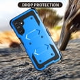 thumbnail image 7 of Takfox Case For Samsung Galaxy A13 5G,Shockproof Heavy Duty Rugged Locking Swivel Holster Belt Clip Kickstand Full Body Hard Shell Phone Cover Case,Blue, 7 of 7