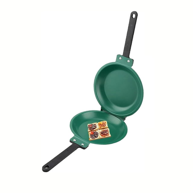 Binwennn Flip Pancake Pan Flipmaster Pancake Pan 2024 Flipmaster Double Pancake Pan Nonstick Pancake Griddle Pan Suitable For Pancakes Omelettes Pressure Cooker for Canning Tasty Kitchenware