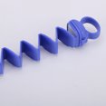thumbnail image 3 of facefd 10 Cavities Ice Cube Mold Tray with Lid Wine Cold Drinking Portable Reusable DIY Making Mould Hotel Gadgets for Refrigerator Blue Triangular, 3 of 8