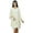 Off White, variant on Bimba Women Short Rayon Kaftan Kimono Frill Sleeve Caftan Dress Coverup