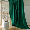 thumbnail image 4 of PHOENIGON Velvet Solid Color Metal Grommets Room Darkening Curtain Panels (Set of 2 ), 4 of 15