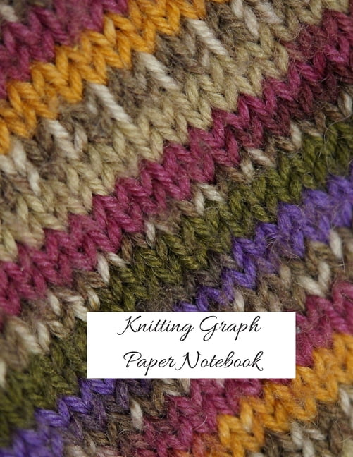 Knitting Graph Paper Notebook Knitter's Graph Paper, Knitting Design